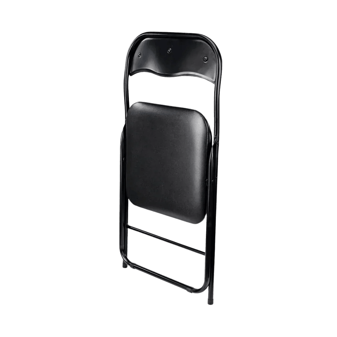 Svarte Klappstoler med pute - Ditt Utstyr