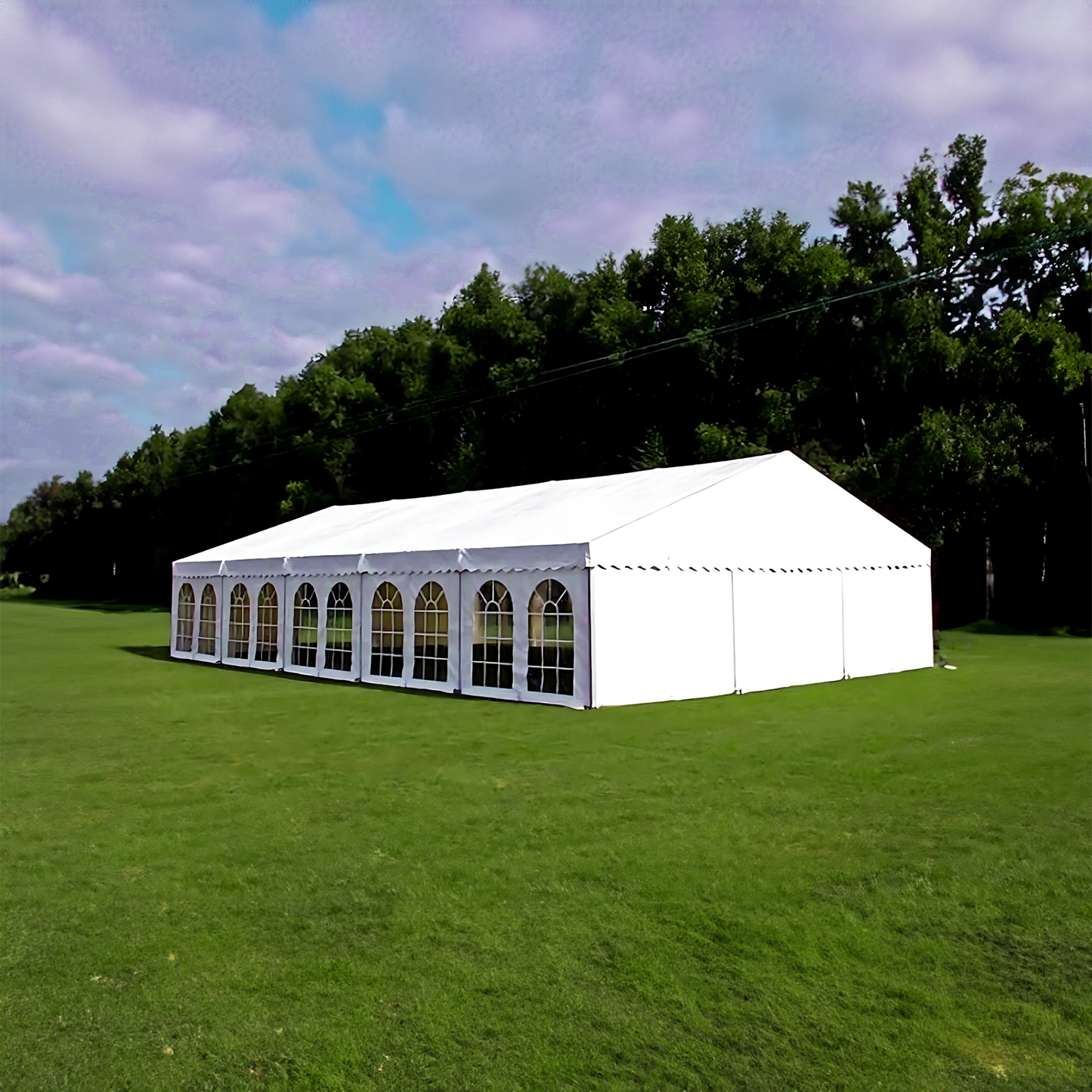 Premium Rammetelt 6x6m - ca. 35 pers