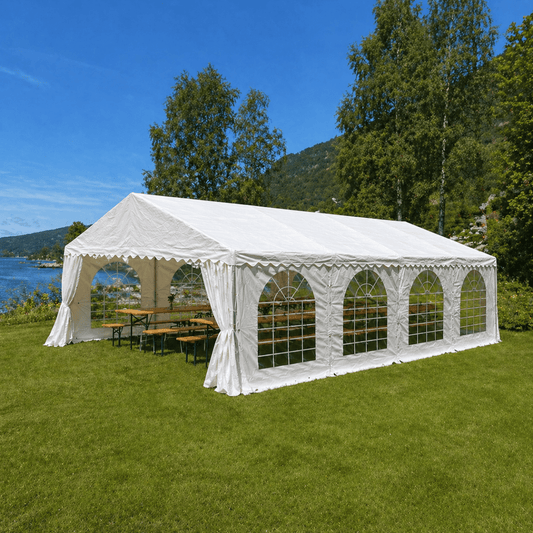 Partytelt 5x8 - ca. 35 pers