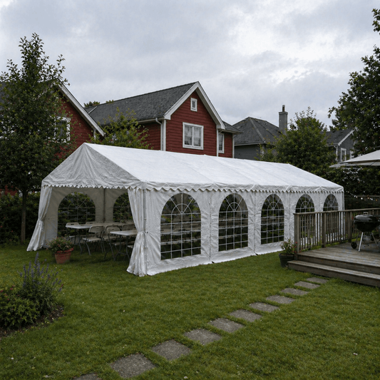 Partytelt 5x10 - ca. 45 pers