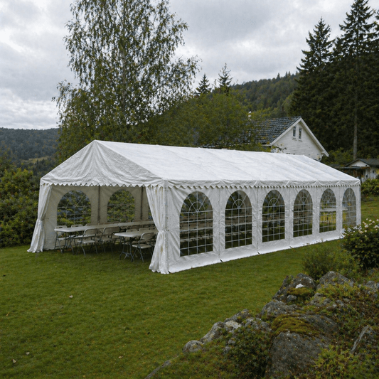 Partytelt 6x12 - ca. 70 pers