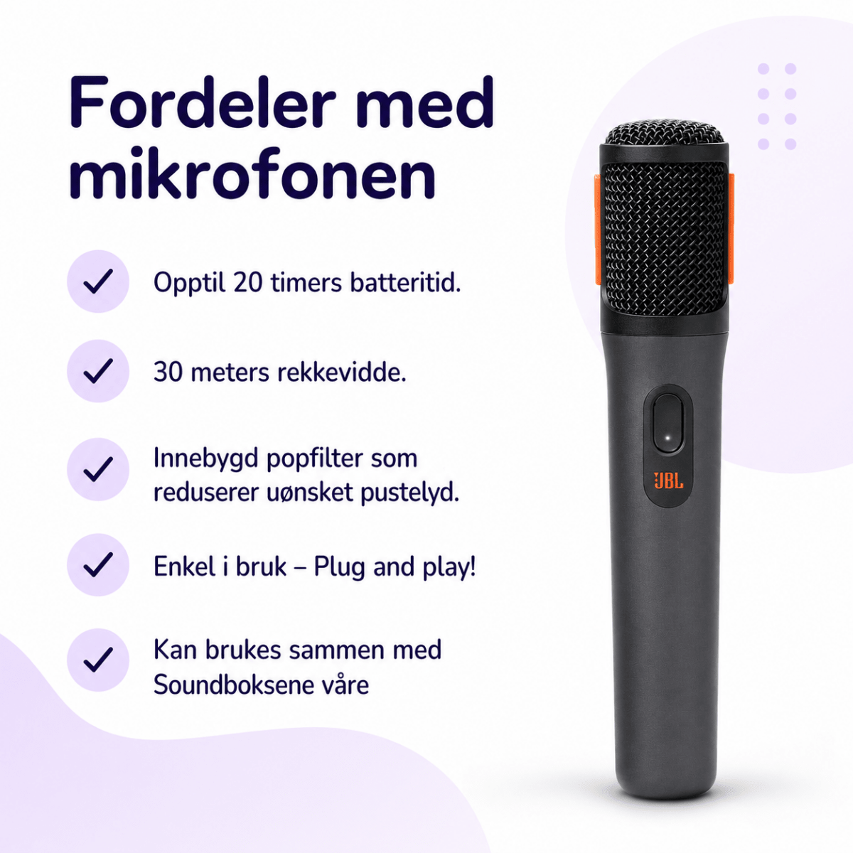 Trådløs mikrofon