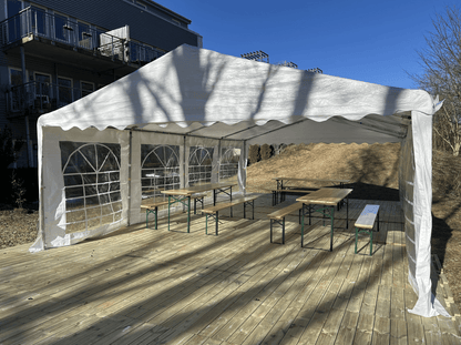 Tregulv til partytelt - 1m²